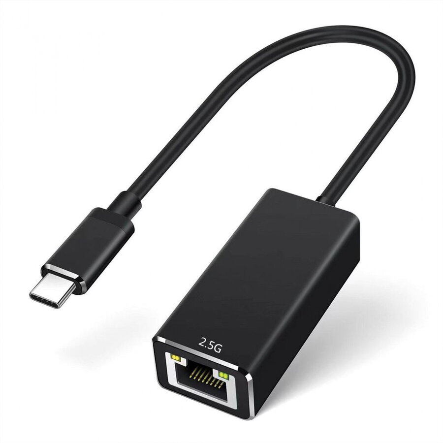 Adaptor Value USB 3.2 Gen2 Type C 2.5 Gigabit Negru