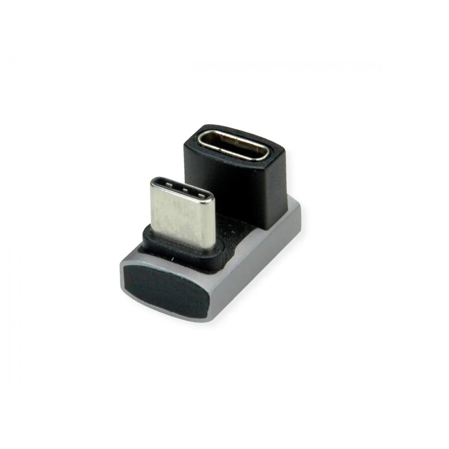 Adaptor Roline USB 4 Type C 240W Unghi 360 Grade U Shape T-M Aluminiu