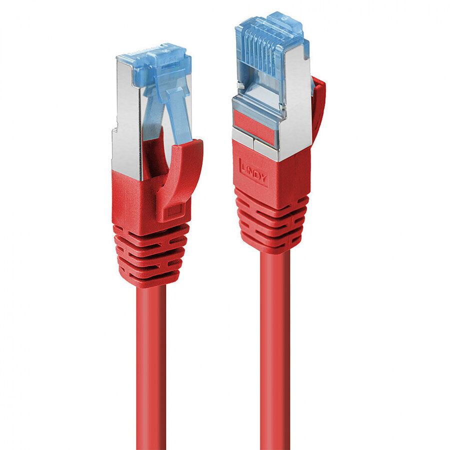 Cablu De Rețea Lindy Cat.6A S/FTP LSZH 30m Roșu