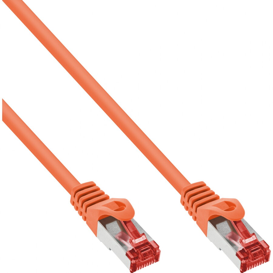 Cablu De Rețea InLine RJ45 Cat.6 SFTP PiMF 25m Portocaliu
