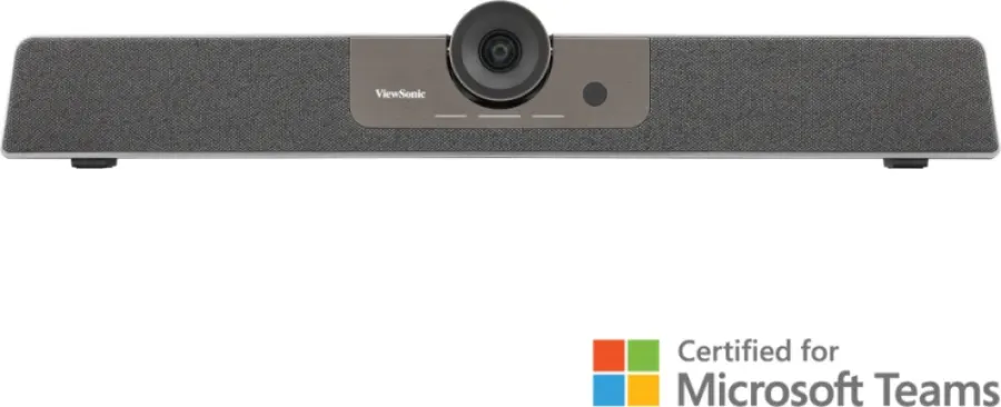 Sistem Bara Video Viewsonic TeamJoin™ 4K (UMB202) cu Camera Web și Difuzor Certificare Microsoft Teams