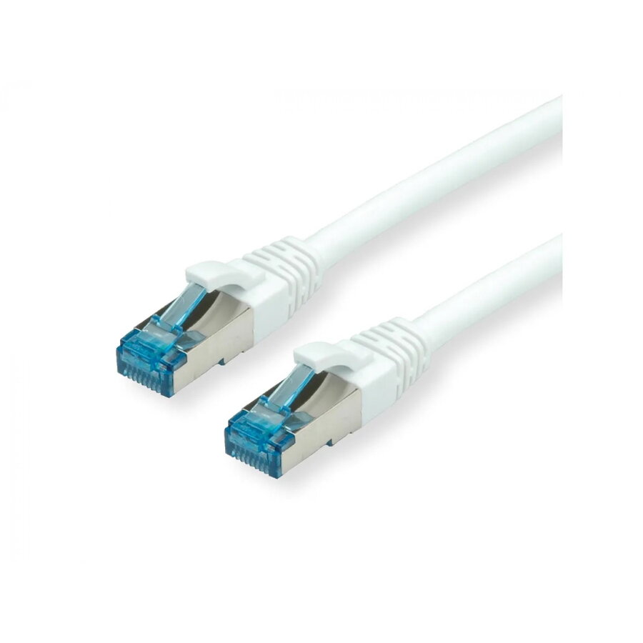 Cablu De Rețea Value RJ45 cat.6A LSOH Alb 0.15m