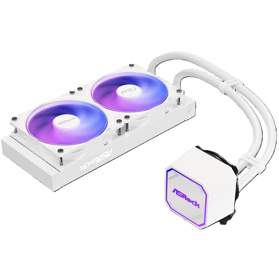 Cooler Procesor Asrock Pro White 240 ARGB Alb