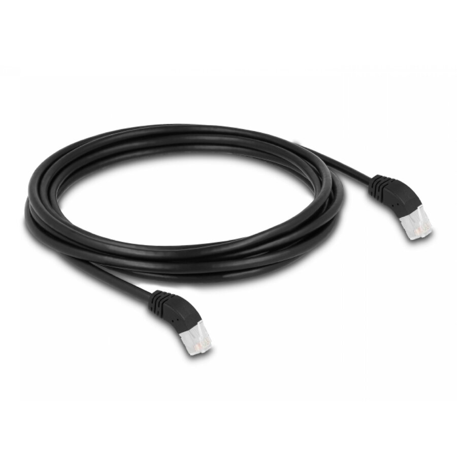 Cablu De Rețea Delock RJ45 Cat.6A S/FTP 5m Negru