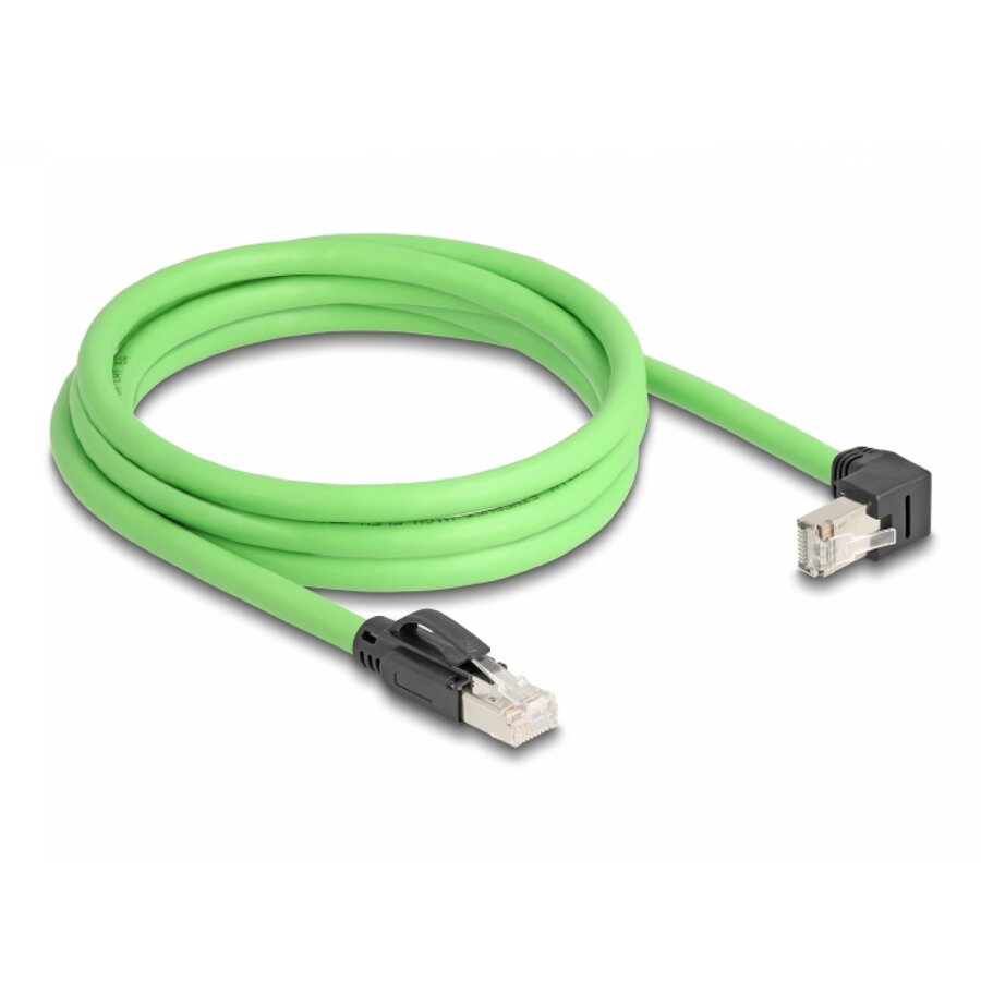 Cablu De Rețea Delock RJ45 Cat.6A SFTP TPU 2m Verde