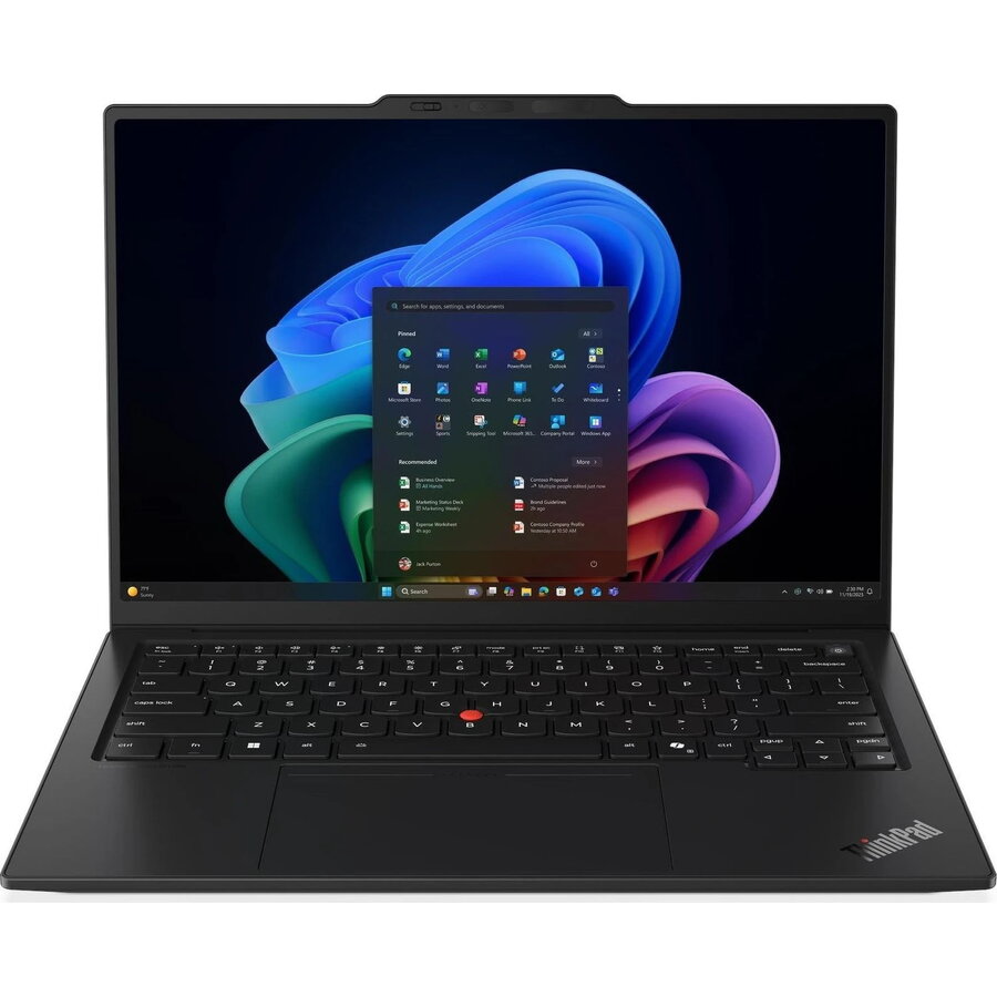Laptop Lenovo ThinkPad X1 Carbon Gen 14 Aura Edition, Intel Core Ultra 7 355 până la 4.8GHz, 14" 2.8K Touch OLED, 32GB, SSD 1TB, Intel Graphics, Windows 11 Pro, negru — imaginea 2