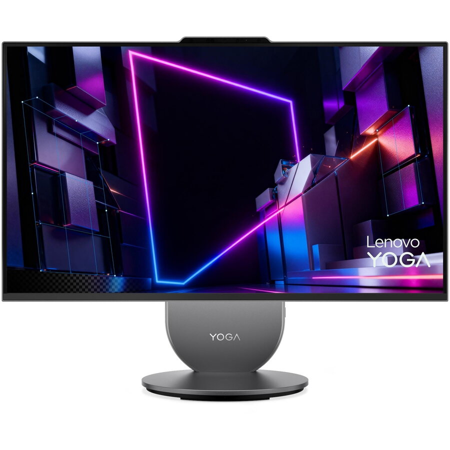 Sistem All in One Lenovo Yoga AIO i QHD 27inch Intel Core Ultra 5 325 16GB 1TB SSD Windows 11 Home Luna Grey