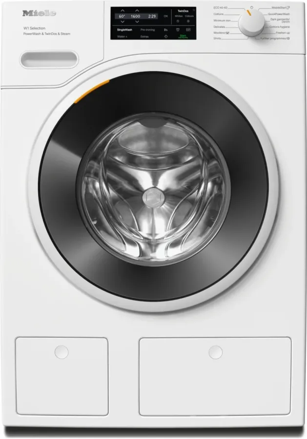 Mașina de Spălat Rufe Frontală Miele W1 WSI883 WCS PWash&TDos&Steam 9KG 1600RPM Clasa A Alb Lotus