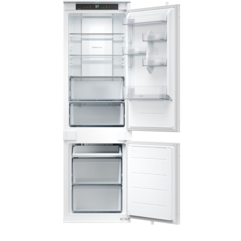 Combina Frigorifica Incorporabila Fresco 400 ECNBQT3518E No Frost 251L H 177.2CM Clasa E Alb