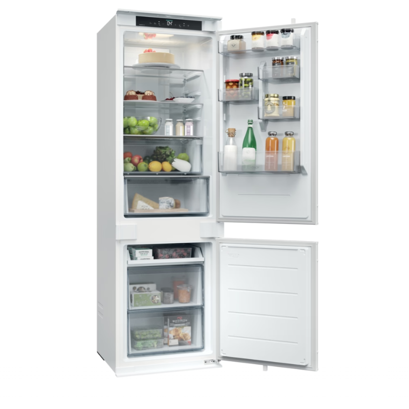 Combina Frigorifică Incorporabila Candy Fresco 400 ECNBQT3518E No Frost 251L H 177.2CM Clasa E Alb — imaginea 4