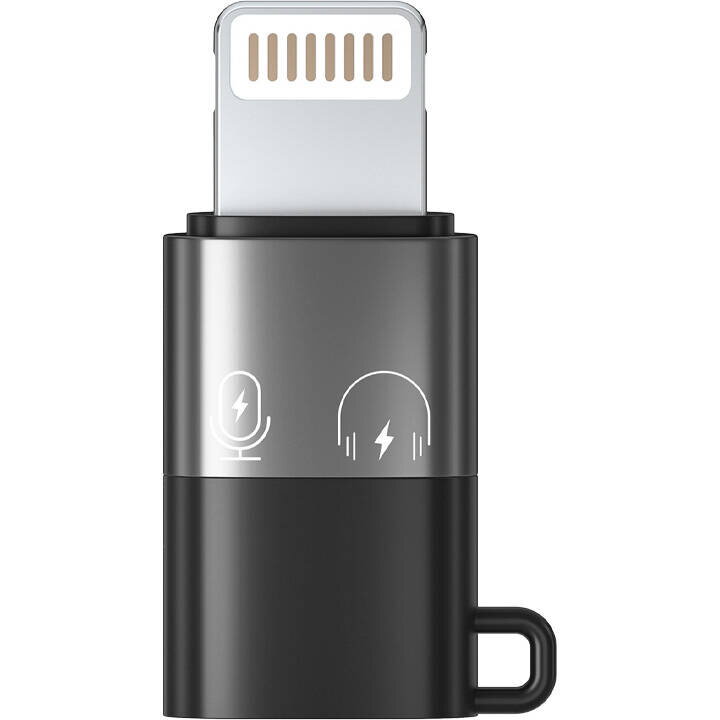 Adaptor PULUZ PU649B OTG USB-C la Lightning Negru/Gri