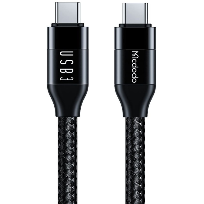 Cablu Date și Încărcare Mcdodo USB-C - USB-C CA-7132 100W 1.2m Negru