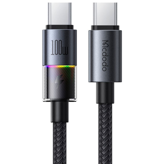 Cablu Date și Încărcare USB-C - USB-C McDodo CA-8200 100W 1.2m Negru