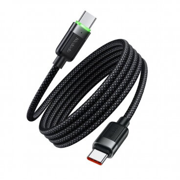 Cablu Date și Încărcare Mcdodo USB-C - USB-C CA-2000 Self Winding 60W 1.2m Negru
