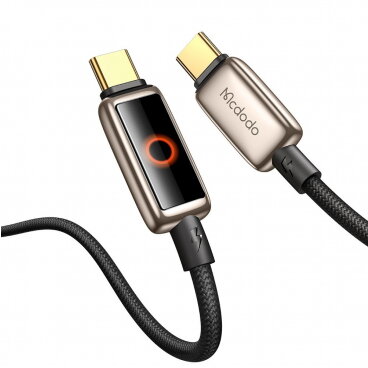 Cablu Date și Încărcare Mcdodo USB-C - USB-C CA-6681 Auto Power Off 100W 1.2m Auriu