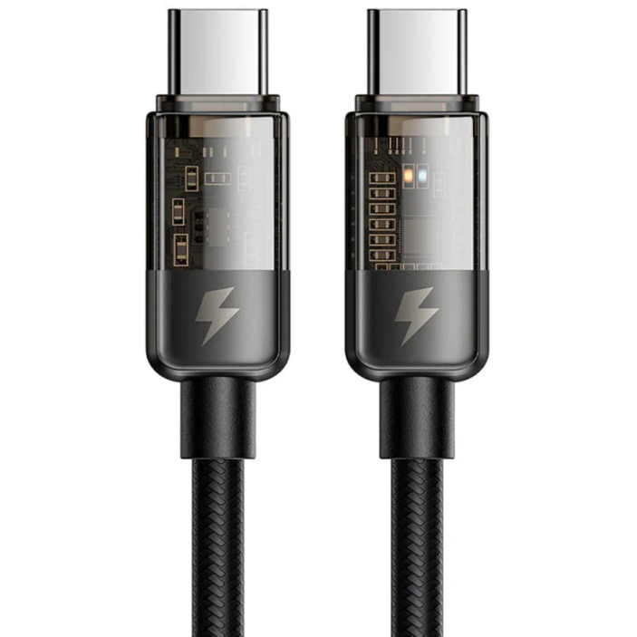 Cablu Date și Încărcare Mcdodo USB-C - USB-C CA-2840 Auto Power Off 100W 1.2m Negru
