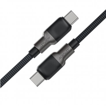Cablu Date și Încărcare Acefast USB-C - USB-C C10-03 60W 1.2m Negru — imaginea 3