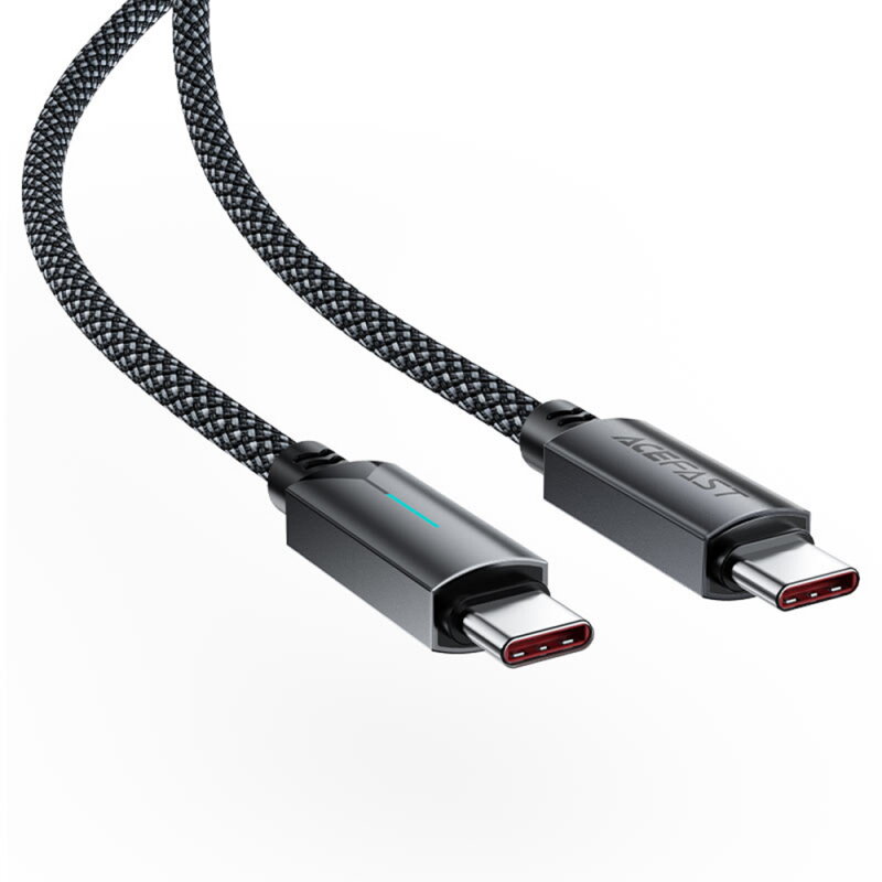 Cablu Date și Încărcare Acefast USB-C - USB-C C19-03 60W 1.2m Negru — imaginea 4