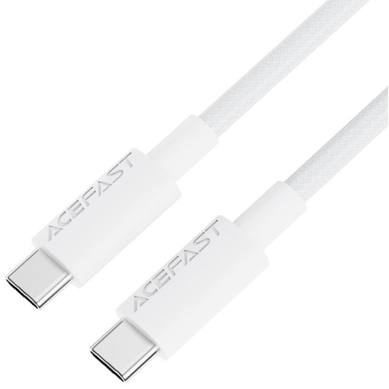 Cablu Date și Încărcare Acefast USB-C - USB-C C18-03 60W 1.2m Alb