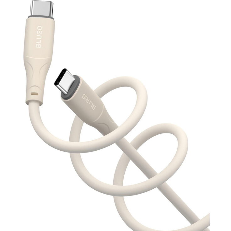 Cablu Date și Încărcare Blueo USB-C - USB-C Ape Legend 100W 1.5m Gri