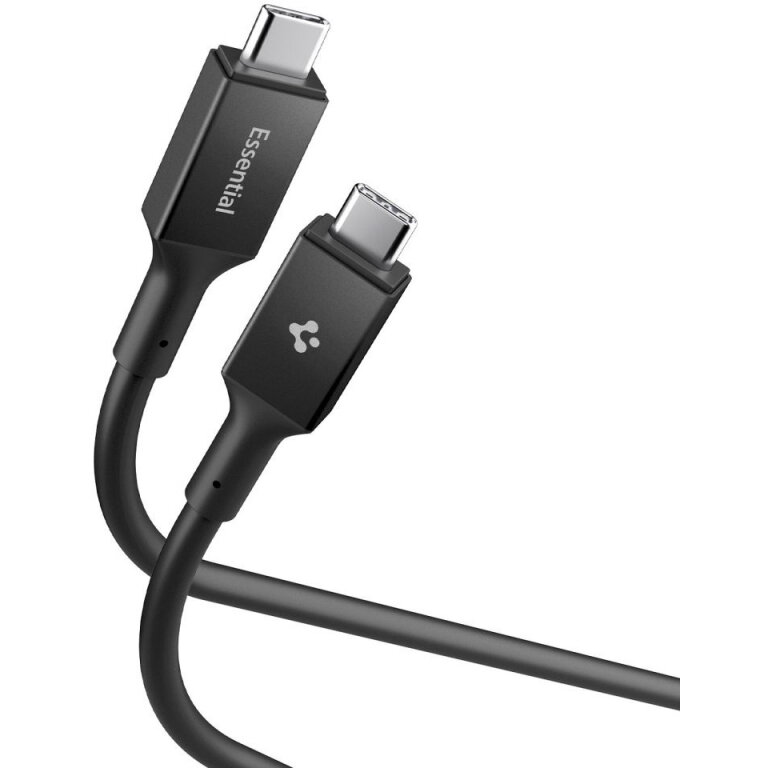Cablu Date și Încărcare Spigen USB-C - USB-C EB24015CC 240W 1.5m Alb — imaginea 2