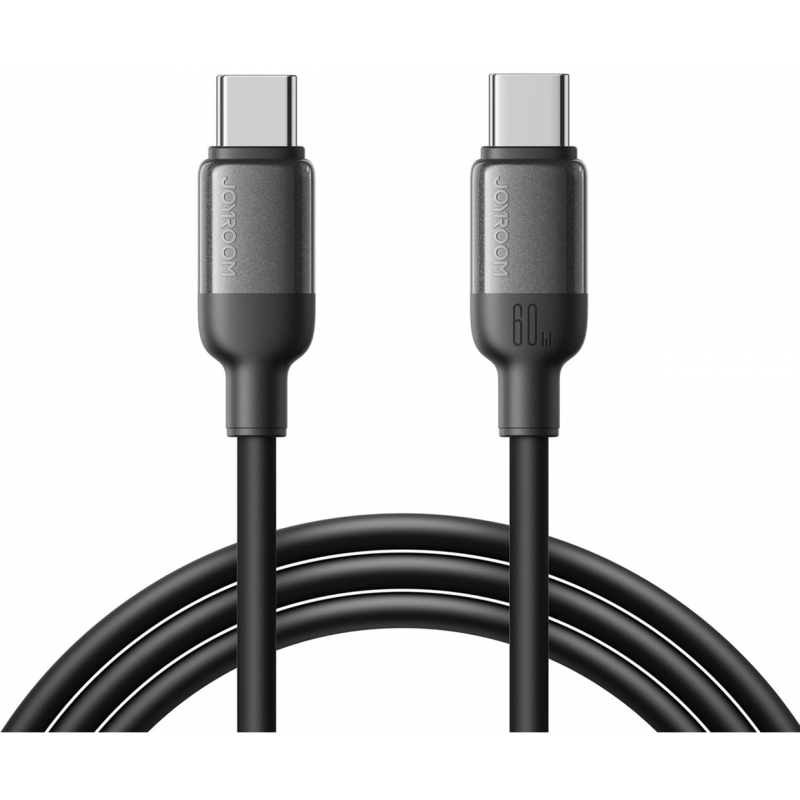 Cablu Date și Încărcare Joyroom USB-C - USB-C S-A62 Lively 60W 1.2m Negru