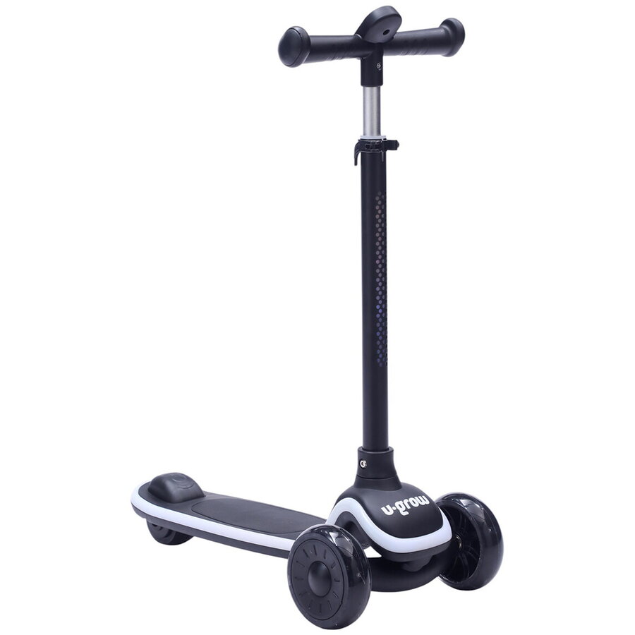 Trotineta Copii UG-TROT01 Roti cu Lumini LED Varsta 3 Ani+ Negru
