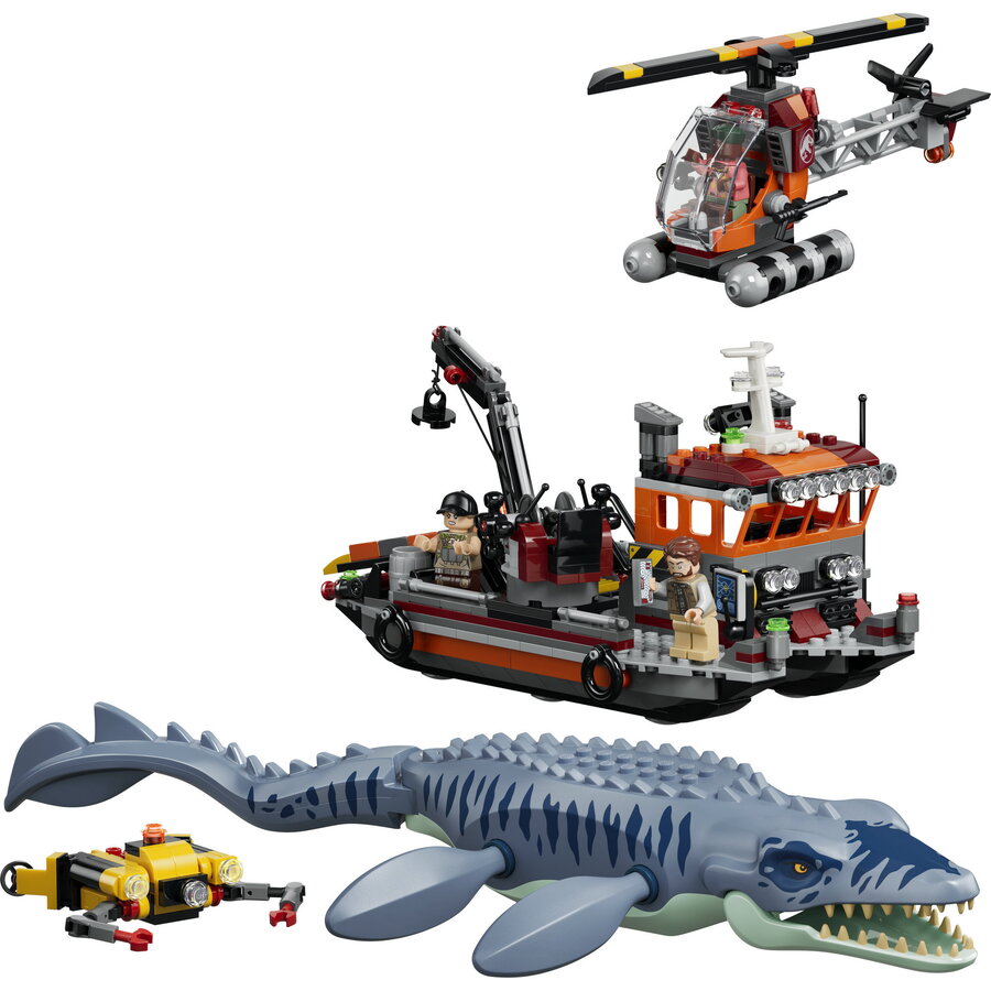 Lego Jurassic World Un Mosasaurus Ataca O Barca 77983 — imaginea 5