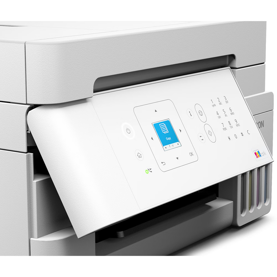 Multifuncțională Inkjet Color Epson EcoTank L5396 CISS A4 USB Rețea Wi-Fi Fax Alb — imaginea 4