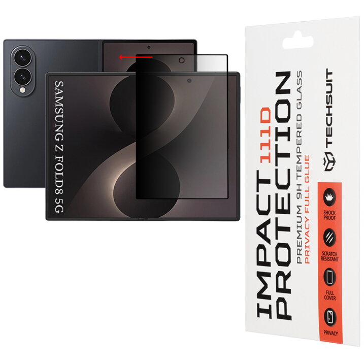 Folie protecție Techsuit pentru Samsung Galaxy Z Fold8 F971 Privacy