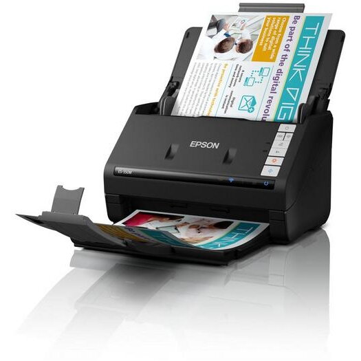Scanner Documente WorkForce ES-500W ADF USB Wi-Fi Negru