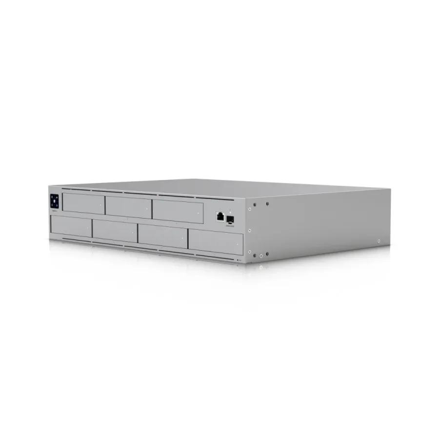 NAS Ubiquiti NETWORKS UNAS-Pro cu Procesor Quad-Core ARM Cortex A57 1.7GHz 2U Rack-Mount 7-Bays Gri