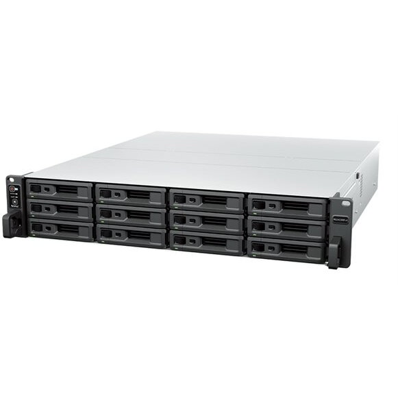 NAS Synology Rack Station RS2423RP+II 12 Bay 2U AMD V1780B 1x8GB 2x1GbE 1x10GbE Negru