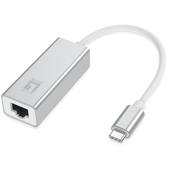 Conector de Rețea Level One Adaptor USB-C la GBit-LAN USB-0402 V4