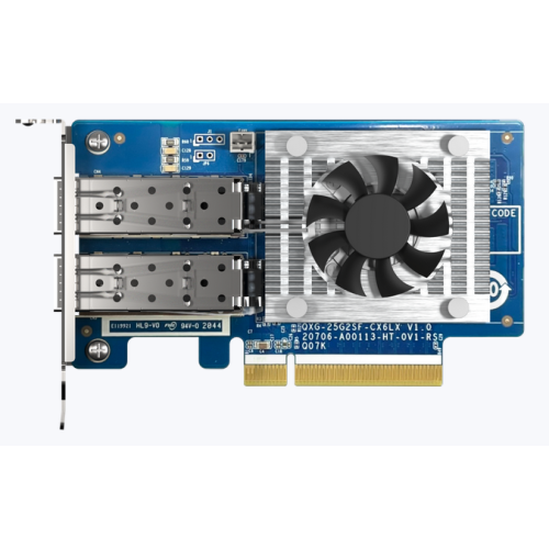 Placa de Rețea Qnap QXG-25G2SF-CX6 LAN Card de Rețea Intern Fibră 25000Mbit/s