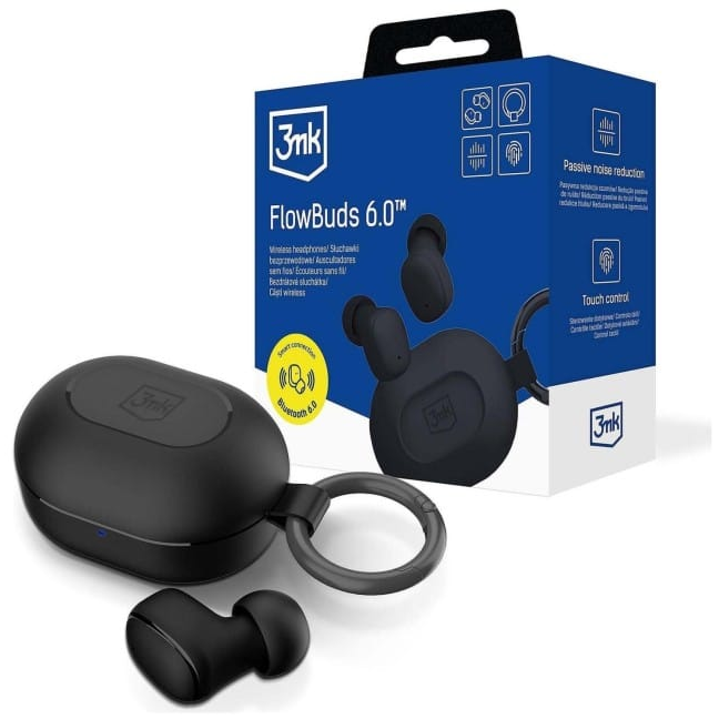 Căști 3MK FlowBuds 6.0 Negru
