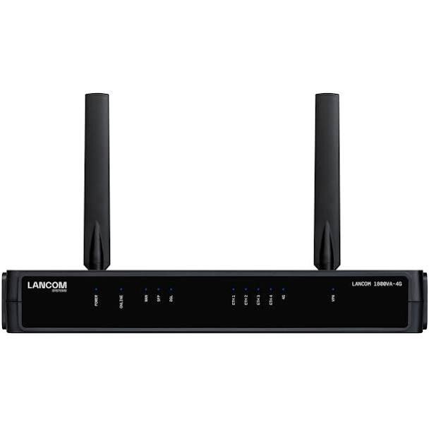 Gateway Business R&S®Lancom Router 1800VA-4G (EU) SD-WAN cu Modem VDSL2/ADSL2+ Negru