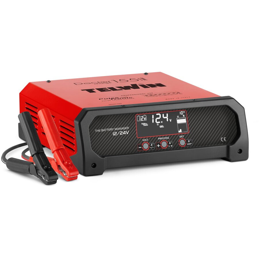 Redresor Auto Telwin DOCTOR CHARGE 130 110V 12V/24V Roșu