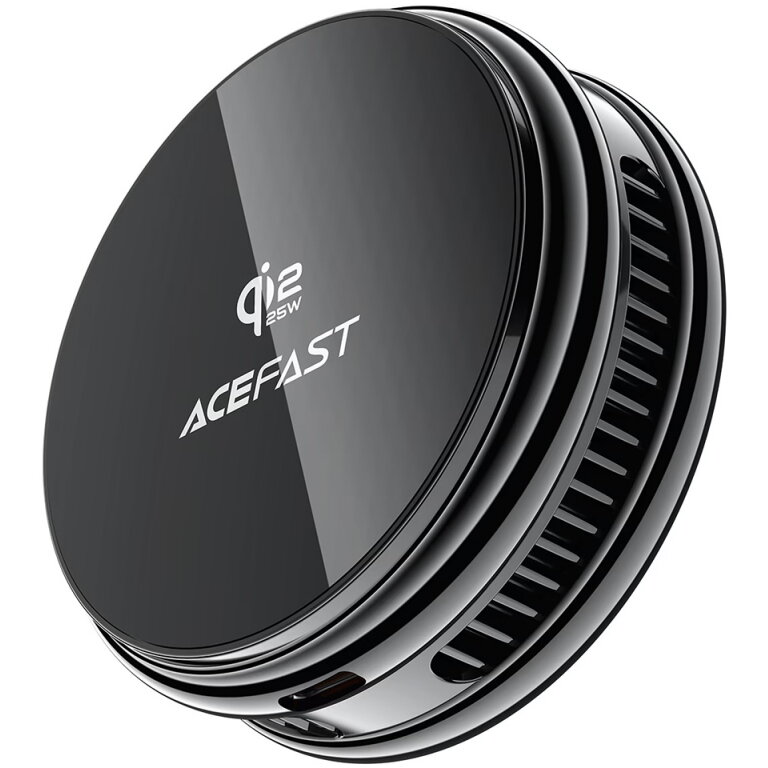 Incarcator Acefast Rețea Wireless E47 2in1 25W Negru