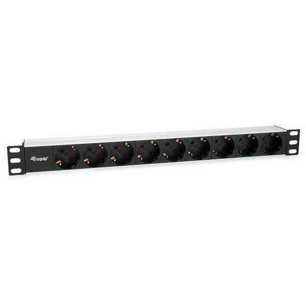 Prelungitor pentru Cabinet Equip 19inch 9 Prize 16A 2m Negru