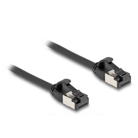 Cablu de Retea Delock FTP Cat 8.1 0.25m Negru