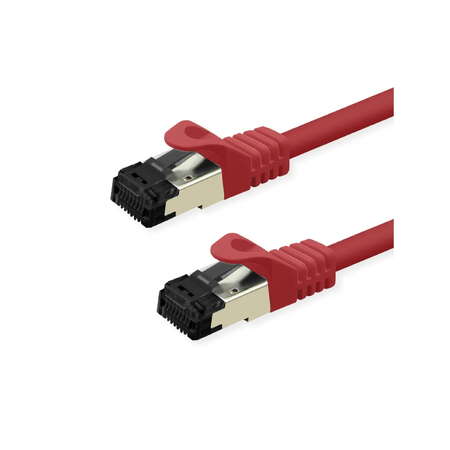 Cablu de Retea VALUE S/FTP Cat 8 2m Rosu