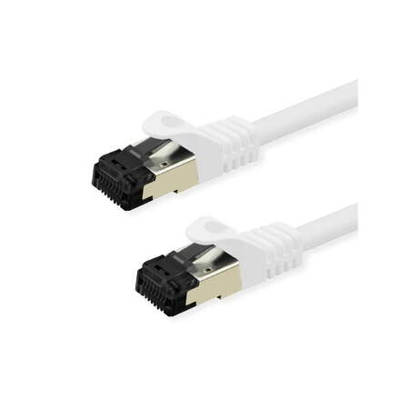 Cablu de Retea VALUE S/FTP Cat 8 2m Alb