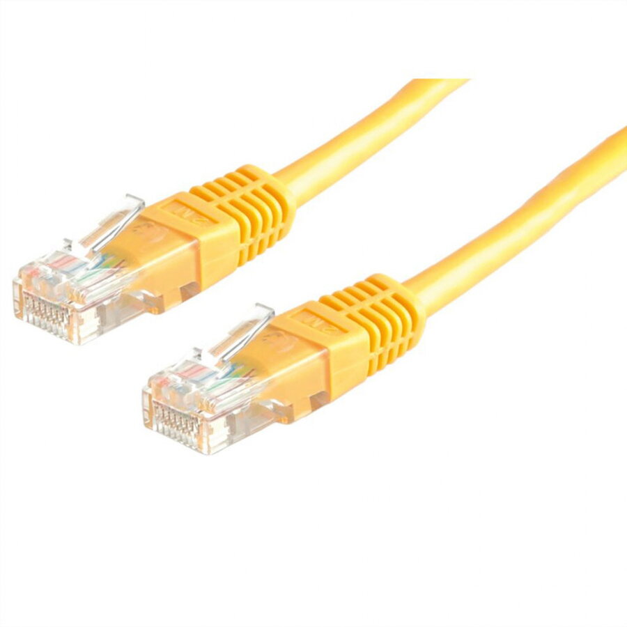 Cablu de Rețea MYCON UTP Cat 6 5m Galben