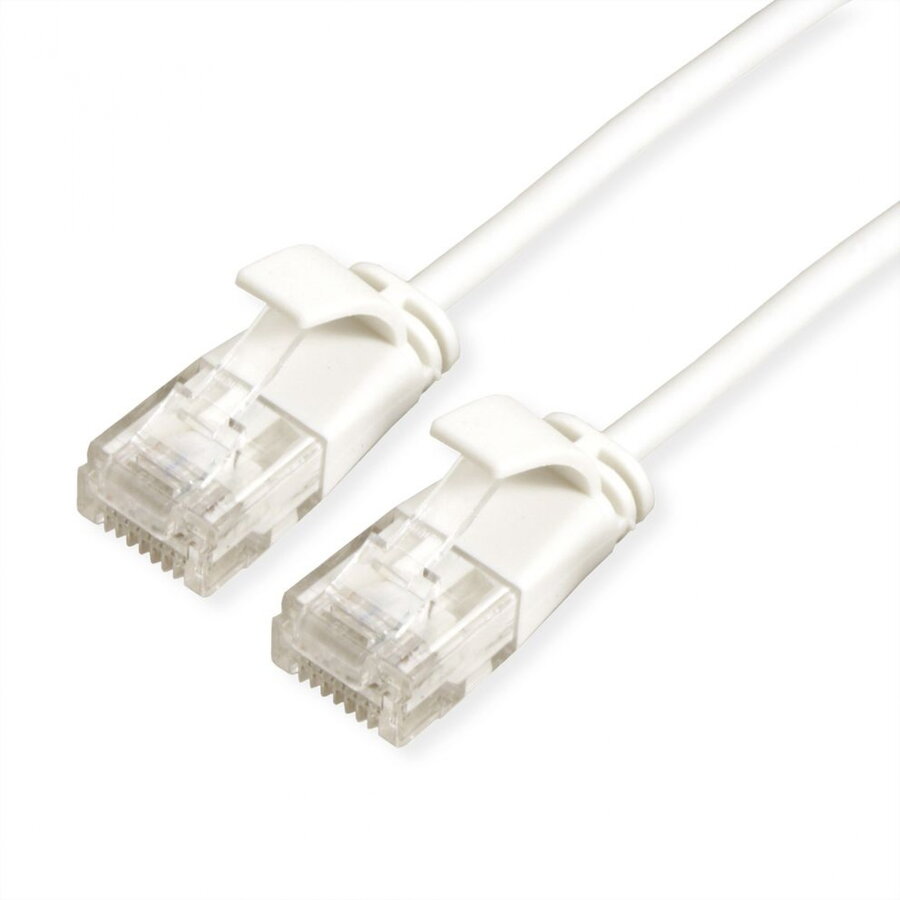 Cablu de Rețea MYCON UTP Cat 6A 0.3m Alb
