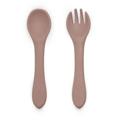 Set Tacamuri Petite&Mars Take&Match Velvet Latte Silicon Forma Ergonomica Fara BPA 6Luni+ Maro Pudrat