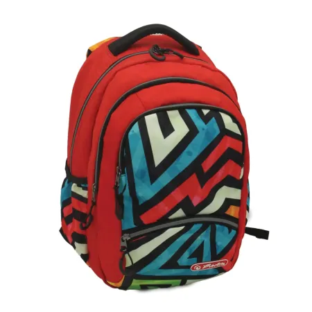 Rucsac Scoala Herlitz Zipper Pro Model Graffity Multicolor