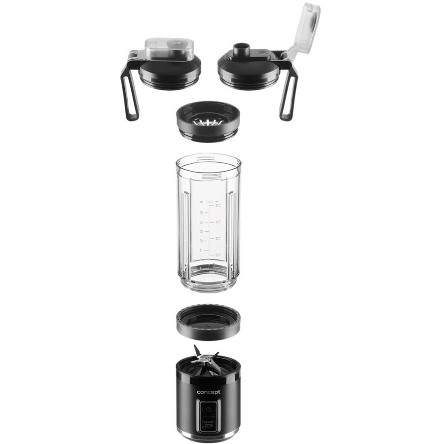 Blender Concept SM4050 Smoothie NutriMaker 120W Negru