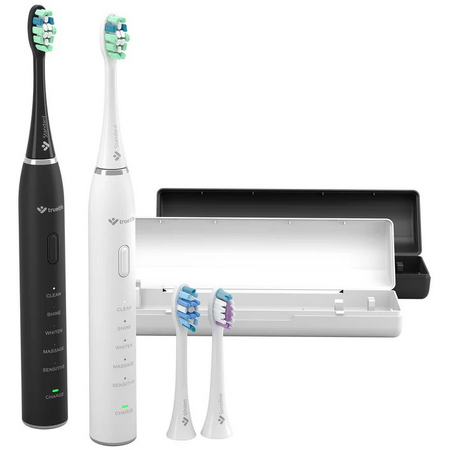 Periuta de Dinti Electrica truelife SonicBrush Clean30 Duo Sonic Alb/Negru