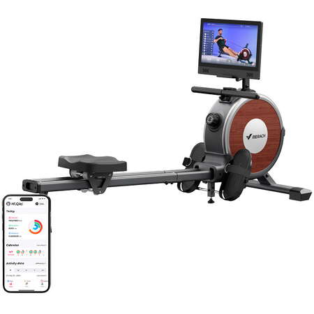 Aparat de Vaslit MERACH MR-R02B10-EU Cadru Otel 16 Niveluri de Rezistenta Sarcina Maxima 158KG Negru